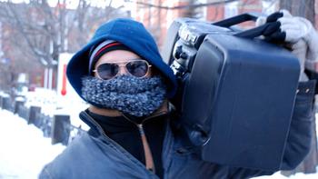 'Unsilent Night' is an annual boombox sound parade that goes from Washington Square to Tompkins Square Park. 'Unsilent Night' is an annual boombox sound parade that goes from Washington Square to Tompkins Square Park.
